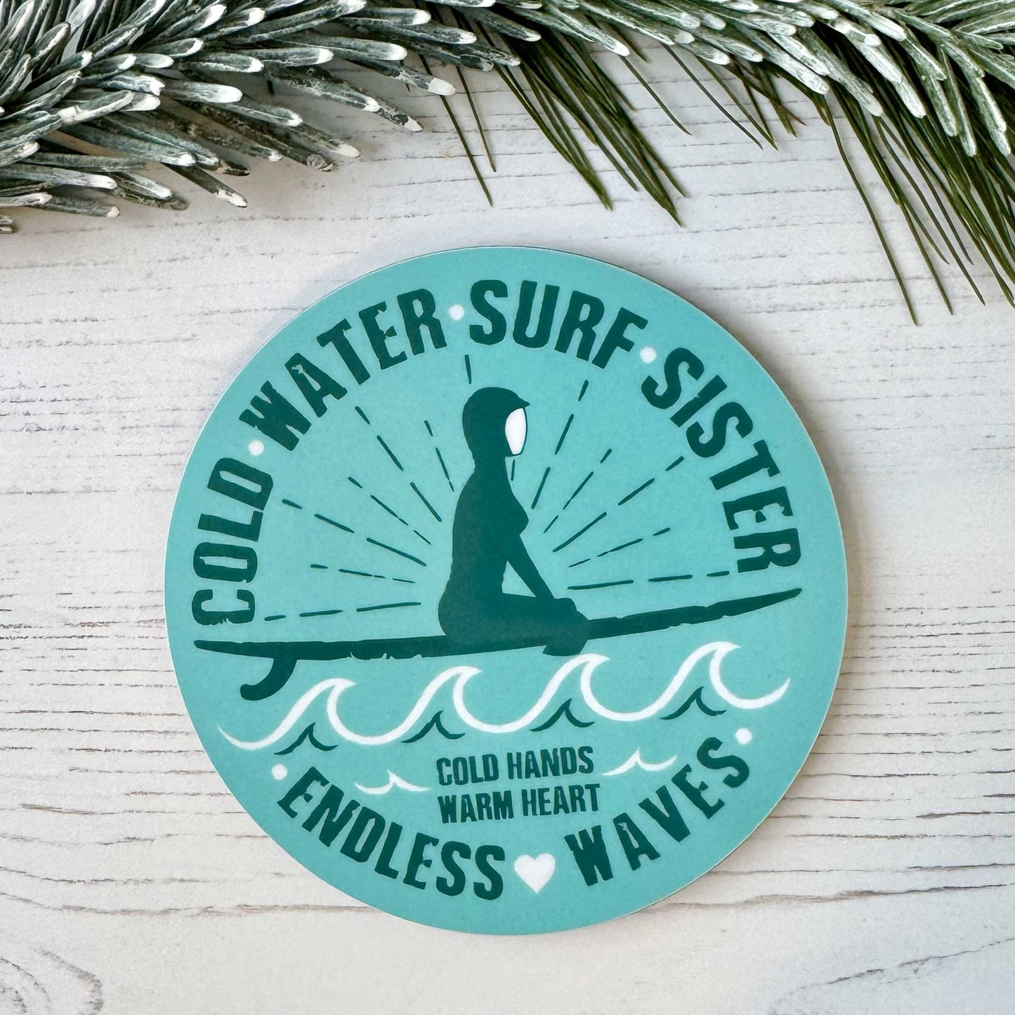 Cornwall Studios - Cold Water Surf Sister Coaster